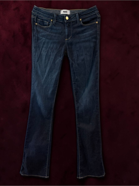 PAIGE Denim - Paige Manhattan Straight Leg Jeans Sz 28 Faded Grey Wash Denim Icon Streetwear